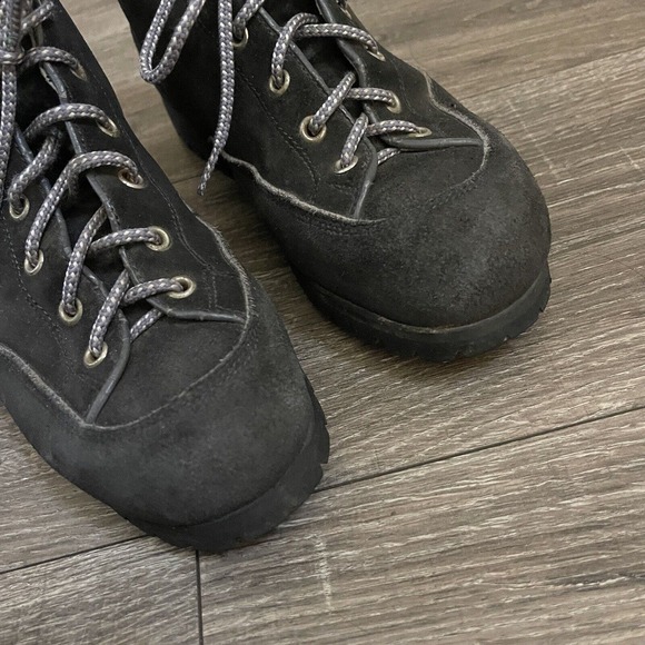 Women's Vintage Calzaturifico The Alps Fabiano Sz 6.5 Hiking Combat Boots Italy - Picture 2 of 10